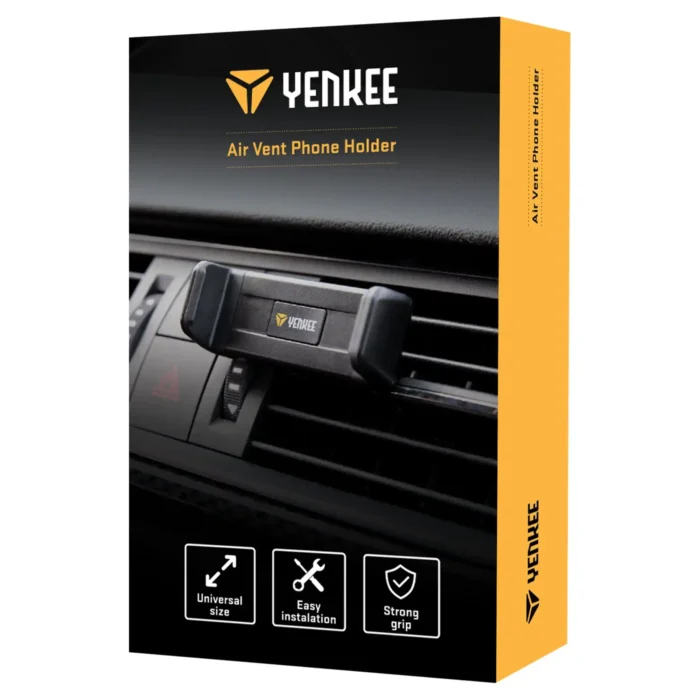 Auto držač za mobilne telefone YENKEE YSM 201BK AirVent - Image 3