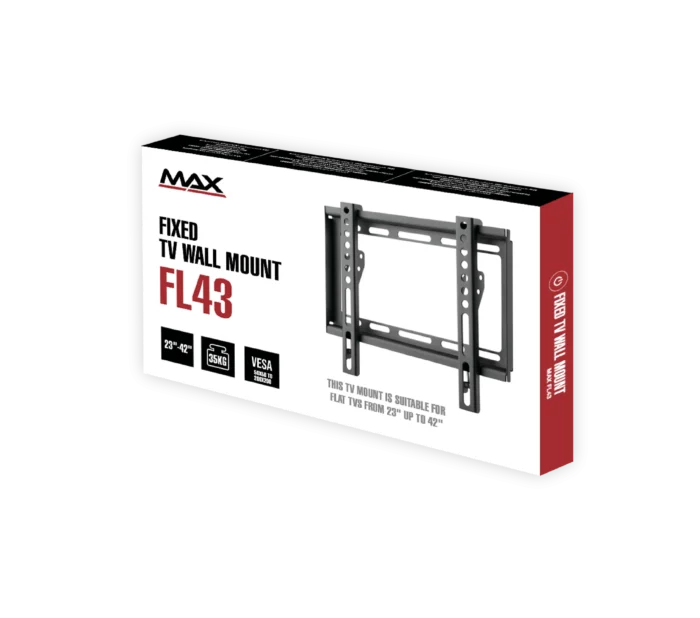Nosač za TV MAX FL43 23-43/vesa max 200x200/45kg/fiksni - Image 2