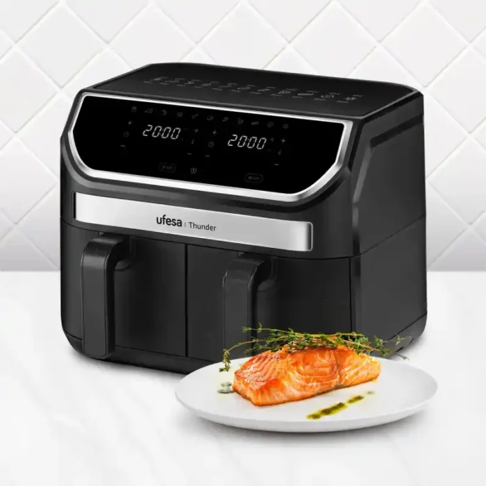 AirFryer Ufesa Thunder/bezuljna/zapremina 9l/dupla posuda - Image 3