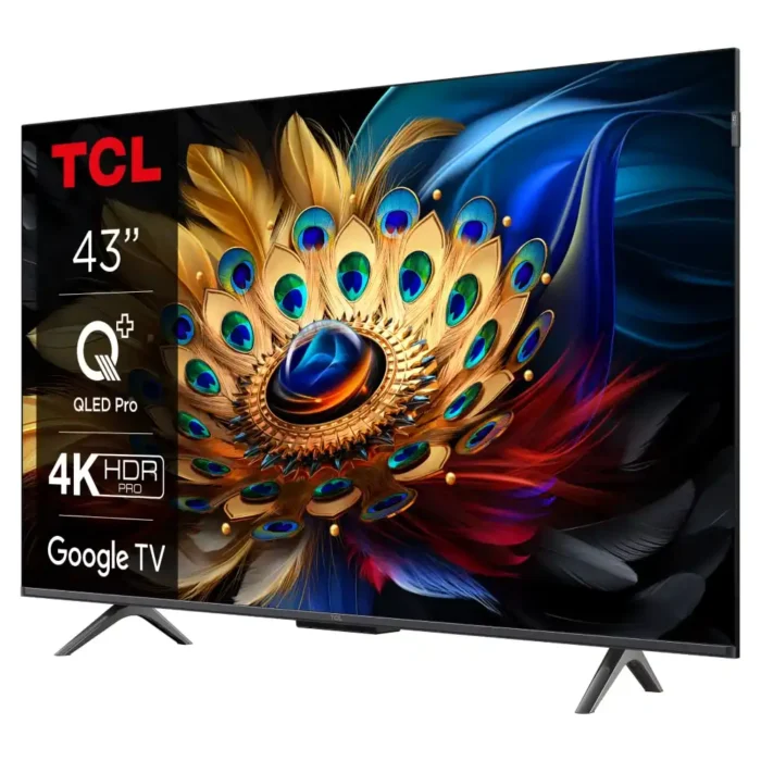 SMART QLED TV 43 TCL 43C655 3840x2160/4K HDR/DVB-T2/C/S2/GoogleTV - Image 3
