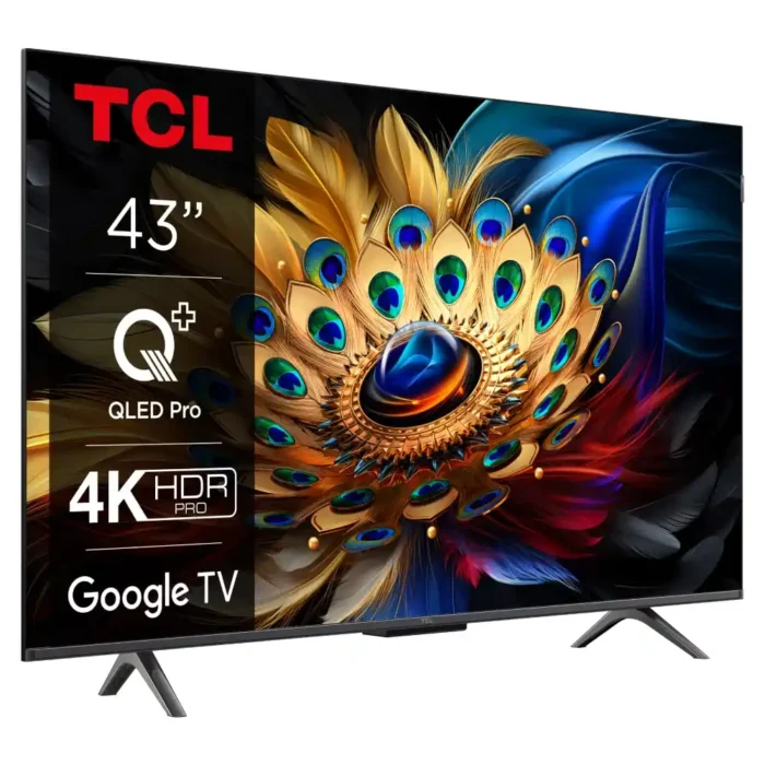 SMART QLED TV 43 TCL 43C655 3840x2160/4K HDR/DVB-T2/C/S2/GoogleTV - Image 2