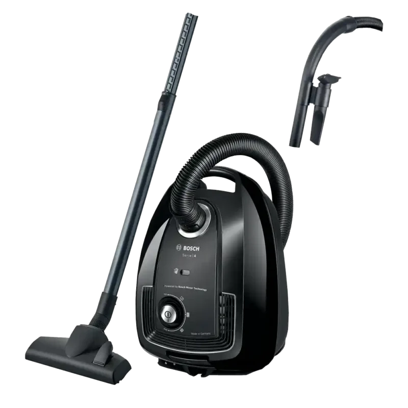 Usisivač Bosch BGB38BA1/snaga 600W/sa kesom/crni