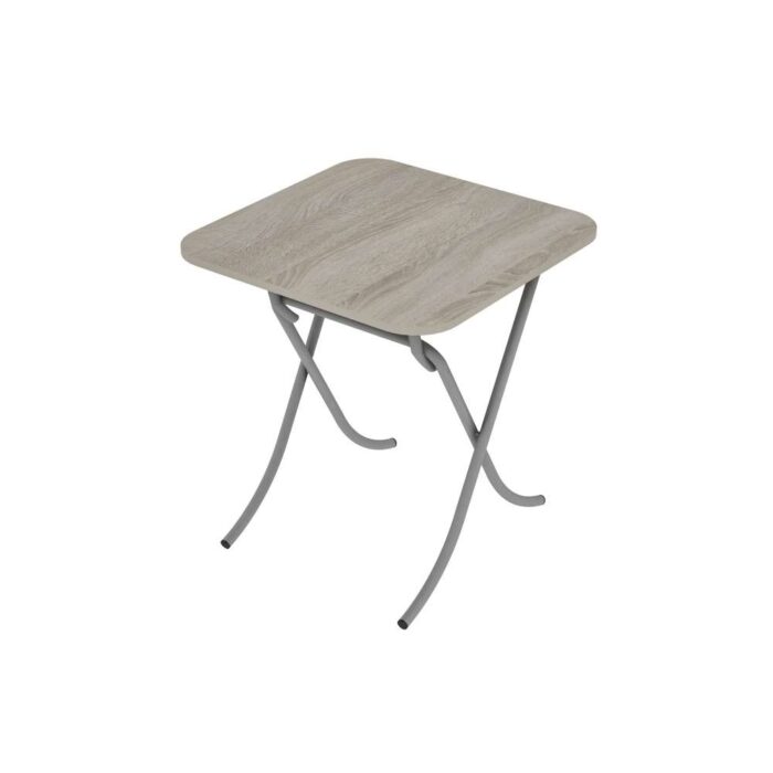 ALESTA AL10033CM STO VIŠENAMENSKI SKLOPIVI TEKSTURA CRNI MERMER 70X70CM