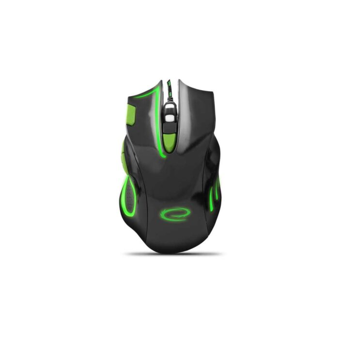 ESPERANZA EGM401KG ZICNI MIS ZA GAMERS 7D OPT. USB MX401 HAWK CRNO-ZELENI