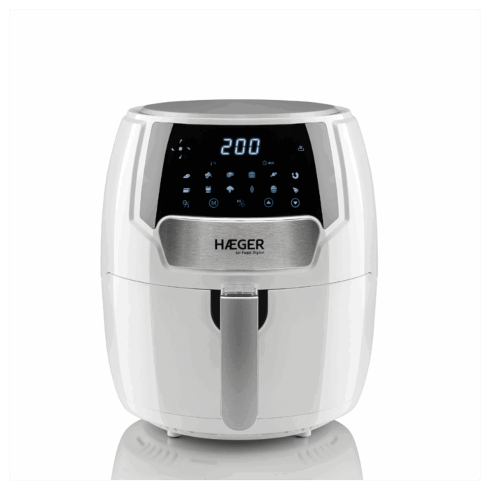 HAEGER AF-D42.007A FRITEZA NA TOPAO VAZDUH DIGITALNA 4,2L BELA