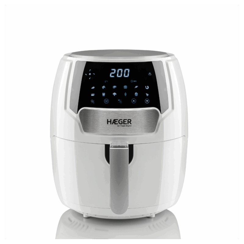 HAEGER AF-D42.007A FRITEZA NA TOPAO VAZDUH DIGITALNA 4,2L BELA