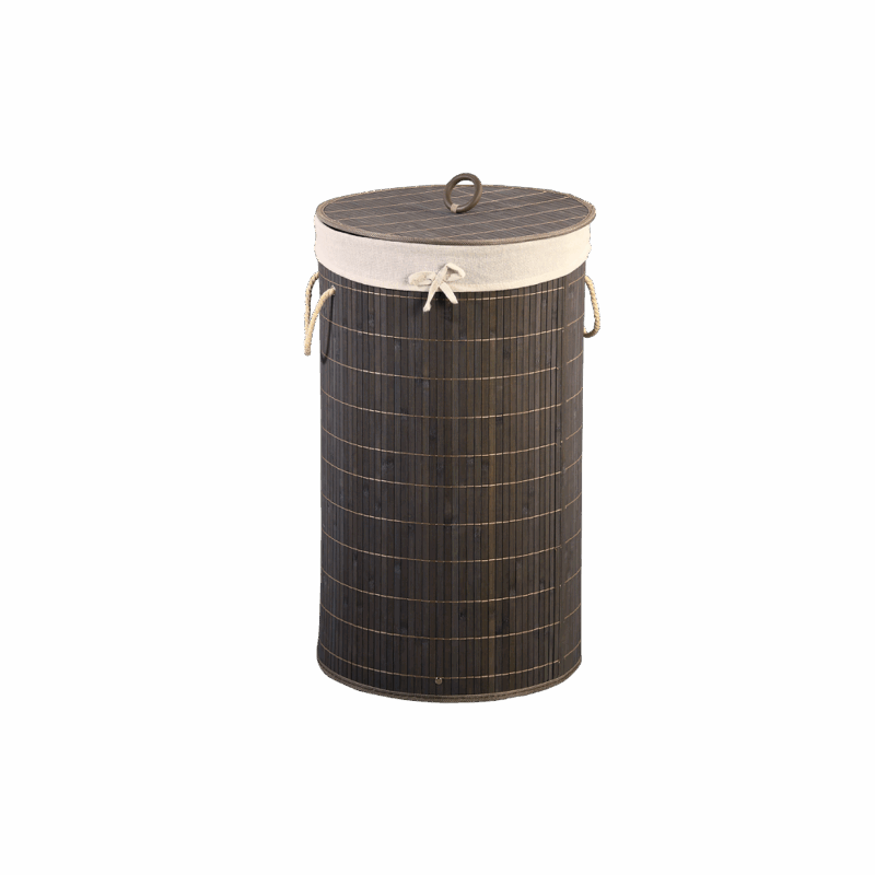 KESPER KSP19573 KORPA ZA PRLJAVI VEŠ TAMNI BAMBUS 35 x 35 x 60 CM