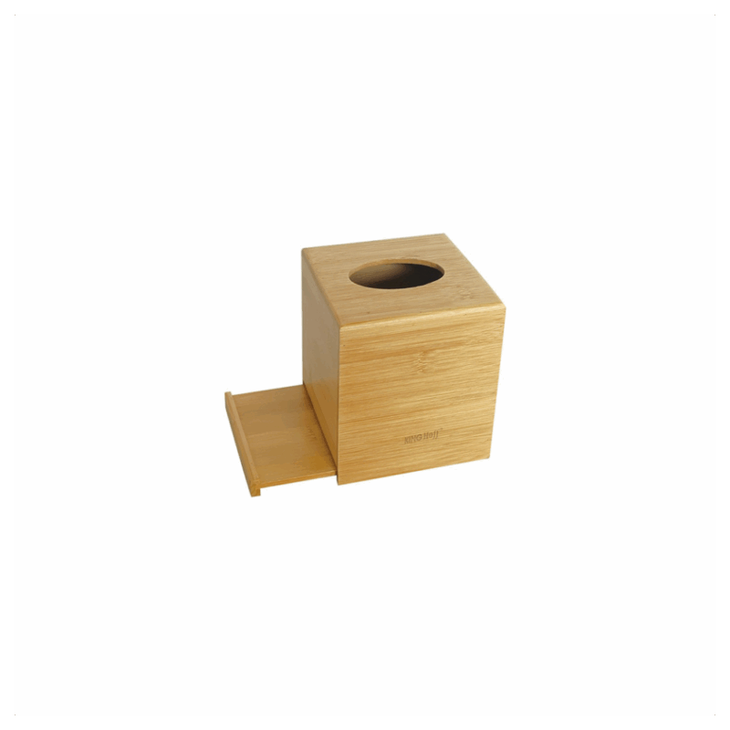 KINGHOFF KH1689 DRŽAČ ZA PAPIR BAMBUS 13.8X13.8X15.6CM