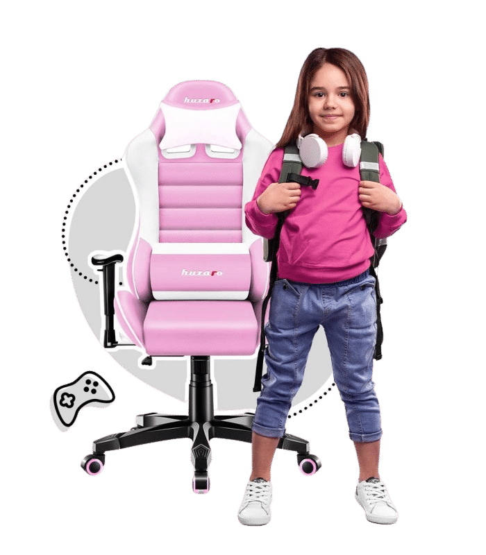 Gejmerska stolica za decu Huzaro Ranger 6.0 Pink