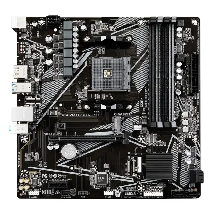 Matična ploča AM4 Gigabyte A520M DS3H V2 DP/HDMI/M.2 - Image 2
