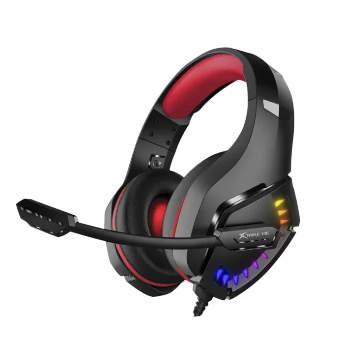 Gaming Slušalice sa mikrofonom Xtrike GH711 crveno/crne sa RGB osvetljenjem - Image 4