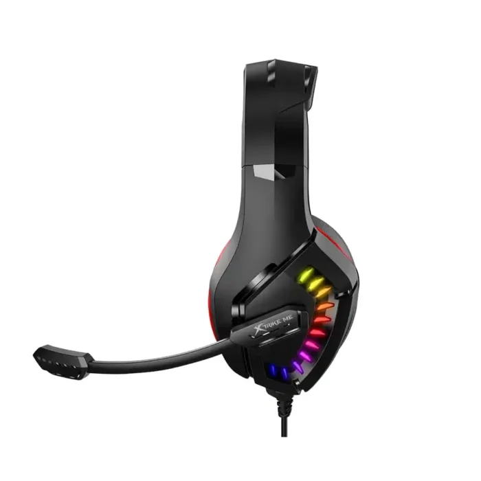 Gaming Slušalice sa mikrofonom Xtrike GH711 crveno/crne sa RGB osvetljenjem - Image 3