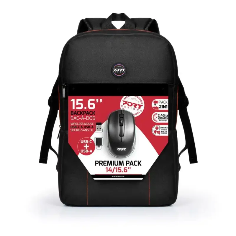 Ranac za Laptop 15.6 Port Premium BP + miš