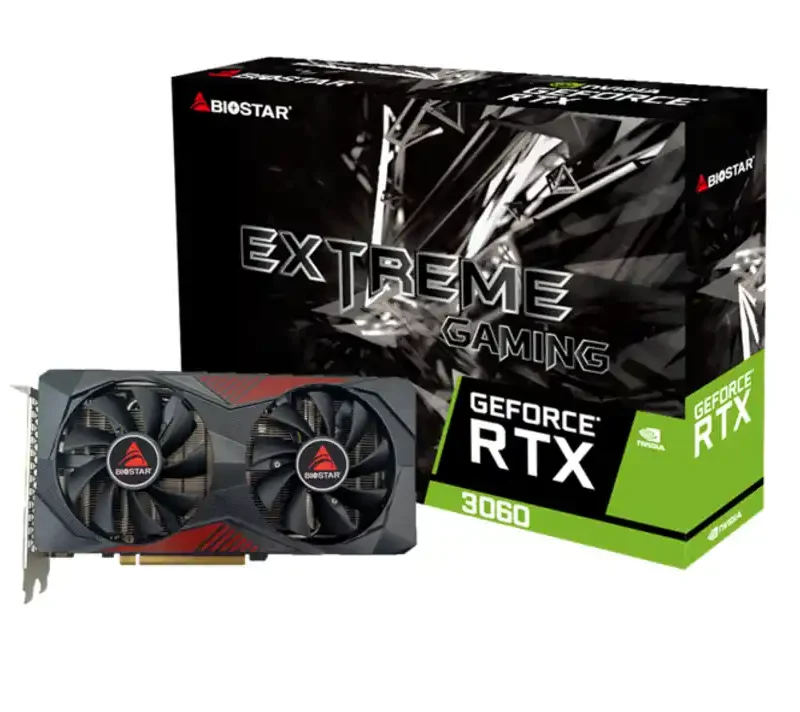 Grafička karta Biostar RTX 3060 GDDR6 12GB 192bit 3XDP/HDMI