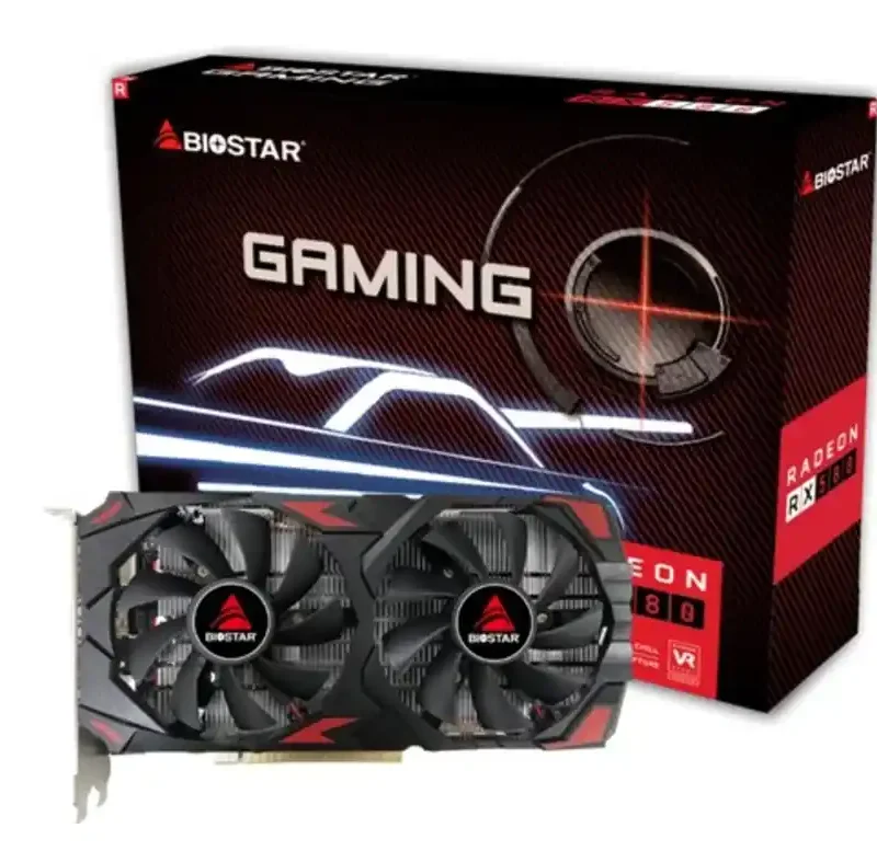 Graficka karta Biostar RX580 8GB GDDR5 256 bit 2XDP/HDMI