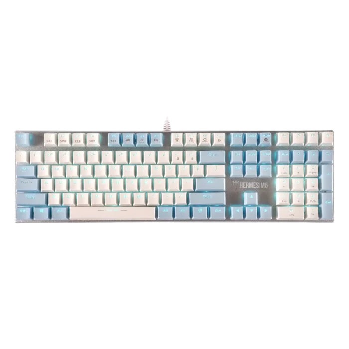 Tastatura Gamdias Hermes M5 mehanička , belo/plava