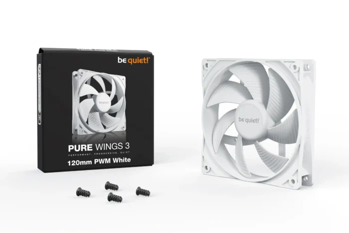 Case Cooler Be quiet Pure Wings 3 120mm PWM BL110 White