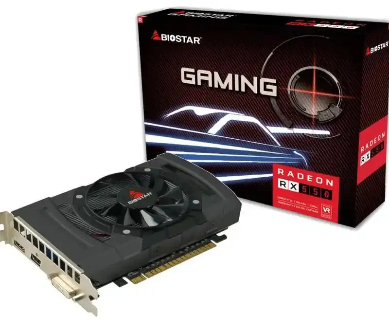 Graficka karta Biostar RX550 4GB GDDR5 128bit DVI/DP/HDMI