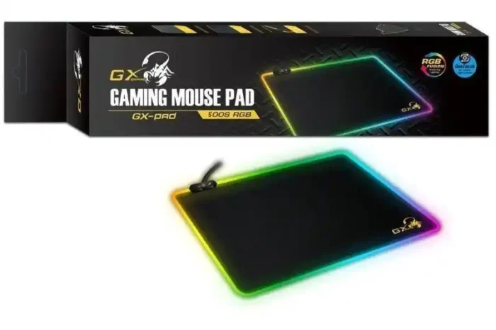 Podloga Gaming Genius GX-Pad 500S RGB Black USB 355x255 mm - Image 2