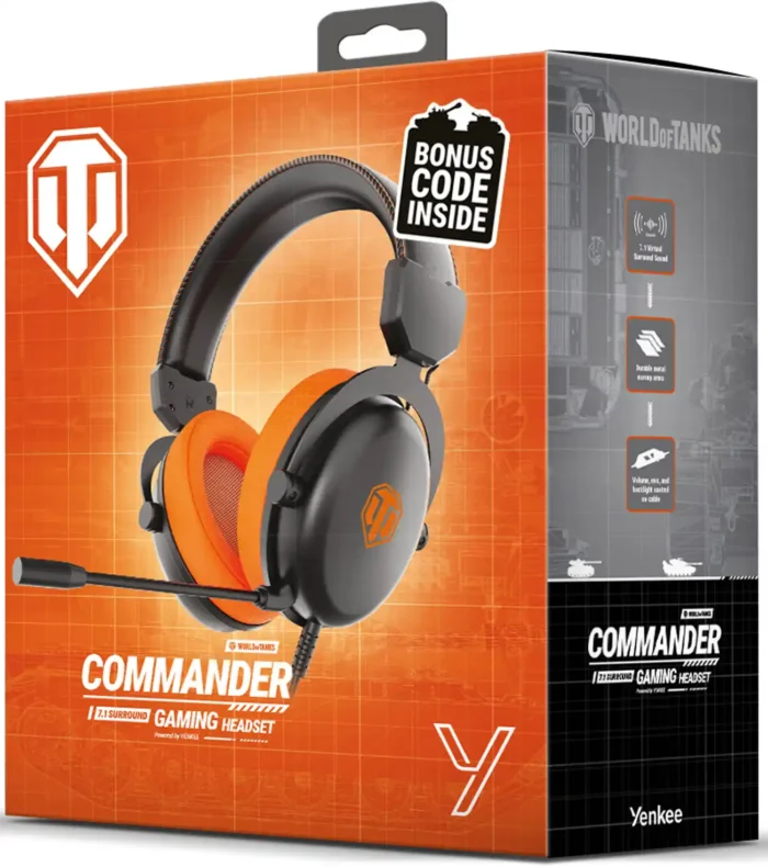 Gaming Slušalice YENKEE YHP WT300 COMMANDER USB 7.1 - Image 2