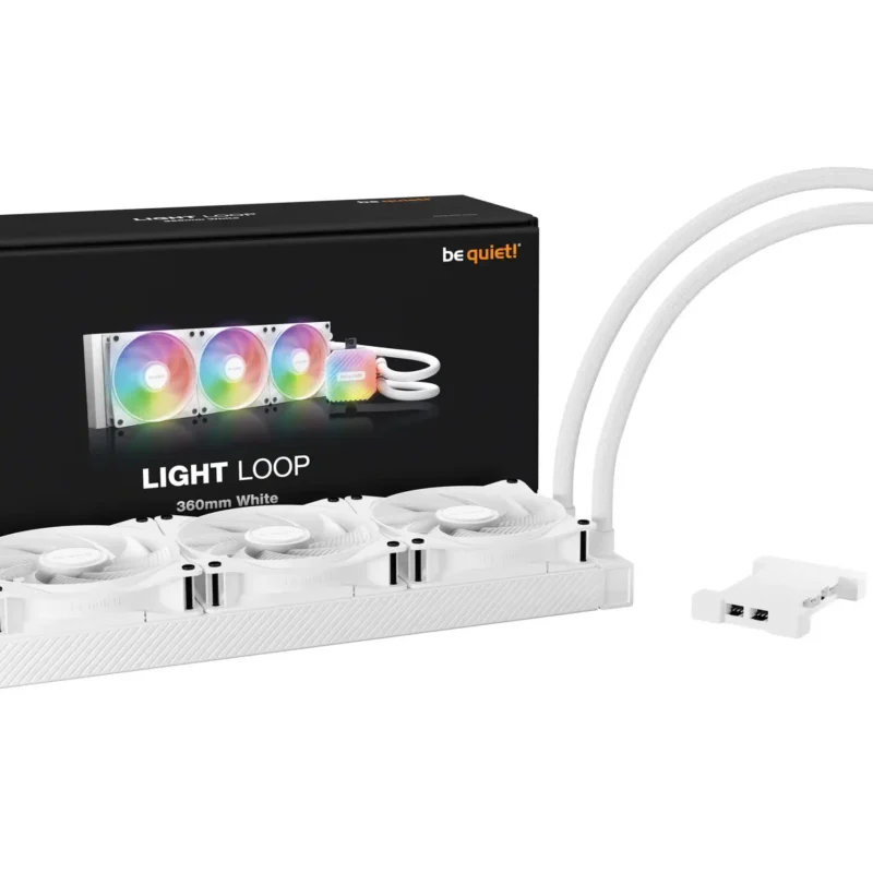 CPU vodeno hladjenje Be Quiet ARGB Light Loop 360mm BW023 (AM4,AM5,1151,1150,1155,1200,1700) White
