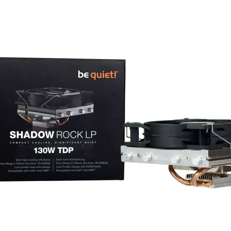 CPU Cooler Be quiet Pure Rock Low Profile BK002 (AM4/AM5,1200,1700) 130W