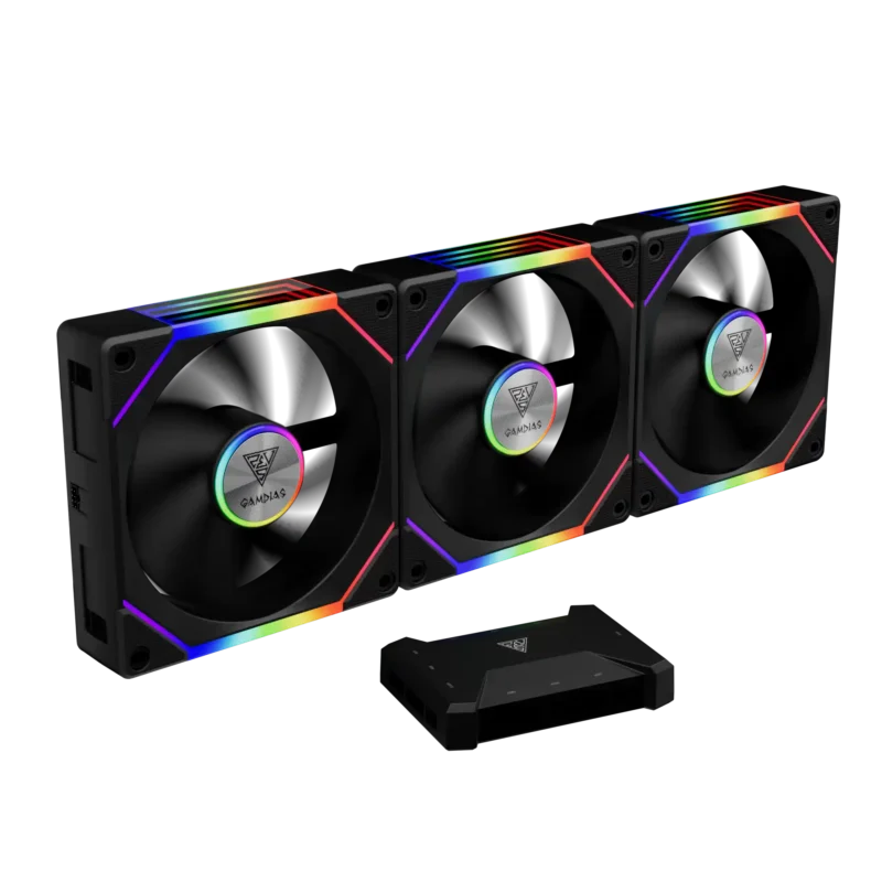 Case Cooler 3x120mm Gamdias Aeolus P2-1203U
