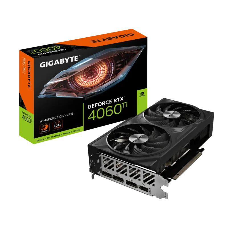 Graficka karta Gigabyte GeForce RTX 4060 Ti WINDFORCE OC V2  GDDR6 8GB 128 bit 2xDP/2xHDMI