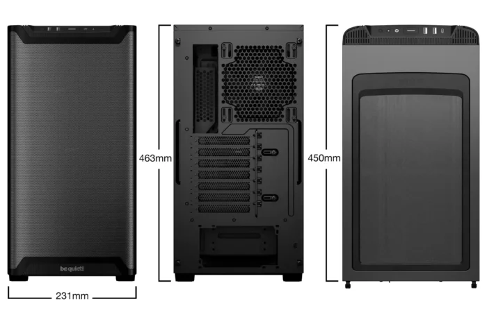 Kućište Be Quiet Pure Base 501 Airflow Window Black BGW74 - Image 4