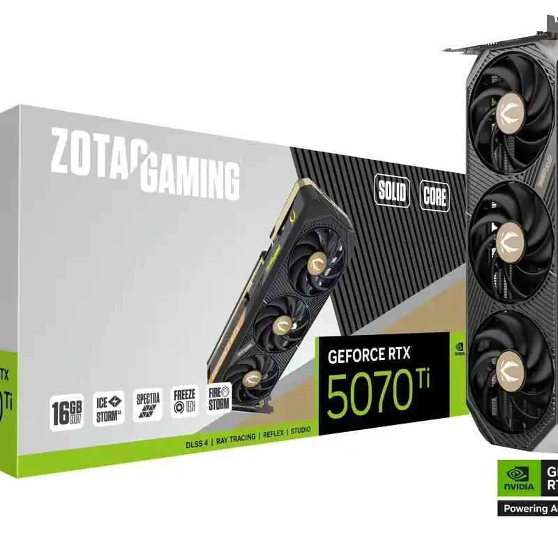 Grafička karta Zotac Gaming Geforce RTX 5070 Ti Solid 16GB DDR7 256 bit 3xDP/HDMI
