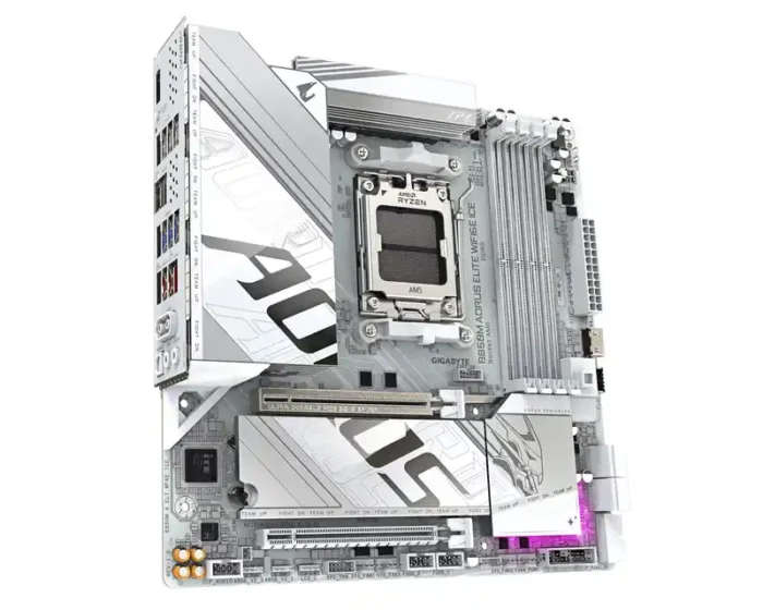 Matična ploča AM5 Gigabyte B850M Aorus Elite WIFI 6 Ice DDR5 DP/MI/M.2 - Image 3