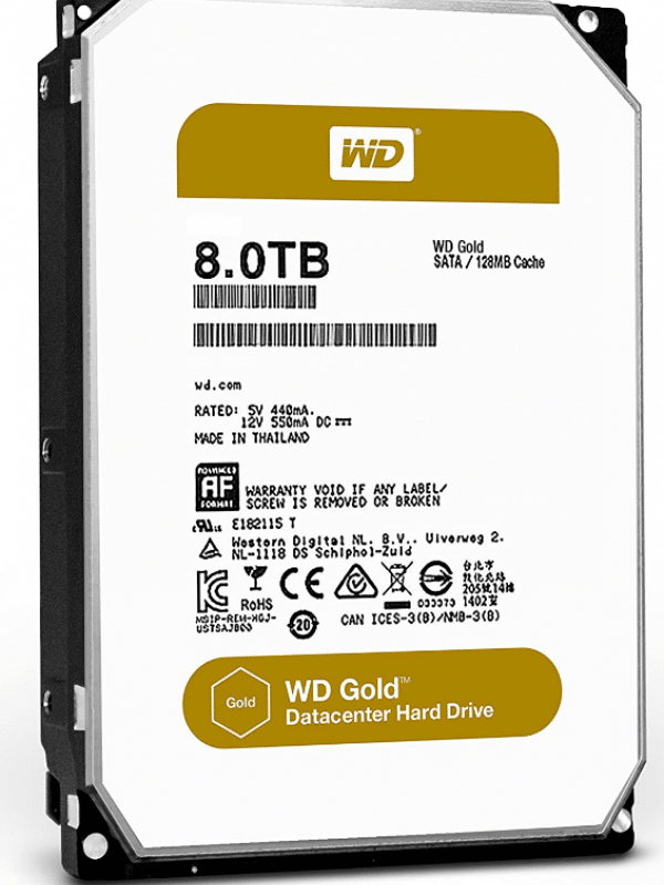 HDD WD 8TB WD8004FRYZ 3.5 7200 256M 24x7 Gold