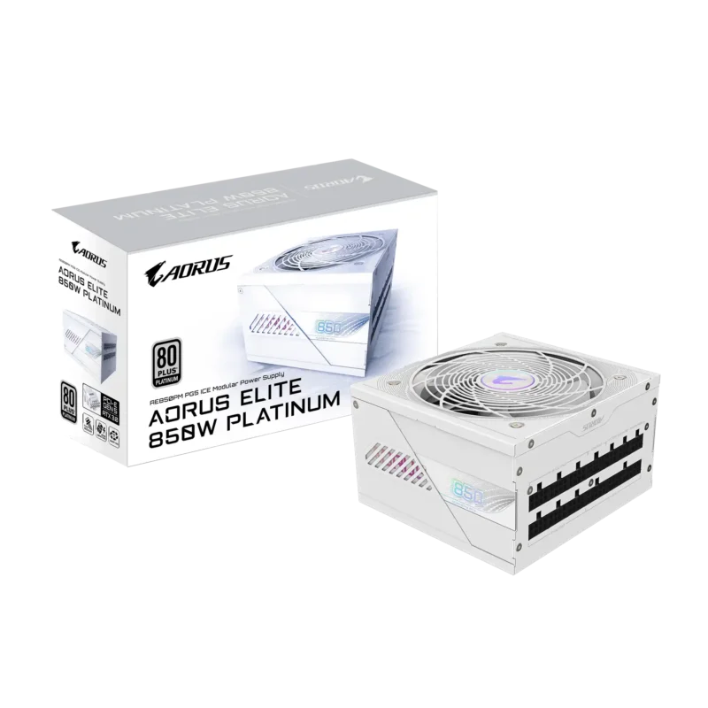 Napajanje 850W  Gigabyte Aorus Elite Platinum PG5 Modularno Ice