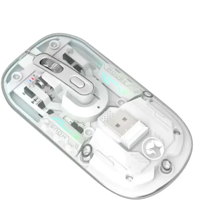 Bežični gaming miš Marvo Prism M808W Transparent - Image 2