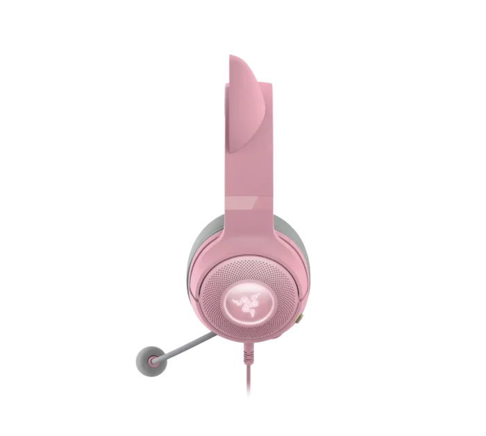 Gaming Slušalice sa mikrofonom RAZER Kraken Kitty V2 - Roze RGB - Image 4