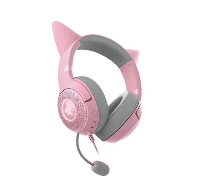 Gaming Slušalice sa mikrofonom RAZER Kraken Kitty V2 - Roze RGB - Image 3