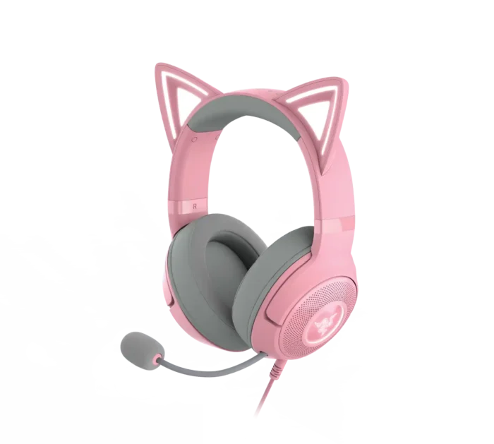 Gaming Slušalice sa mikrofonom RAZER Kraken Kitty V2 - Roze RGB - Image 2