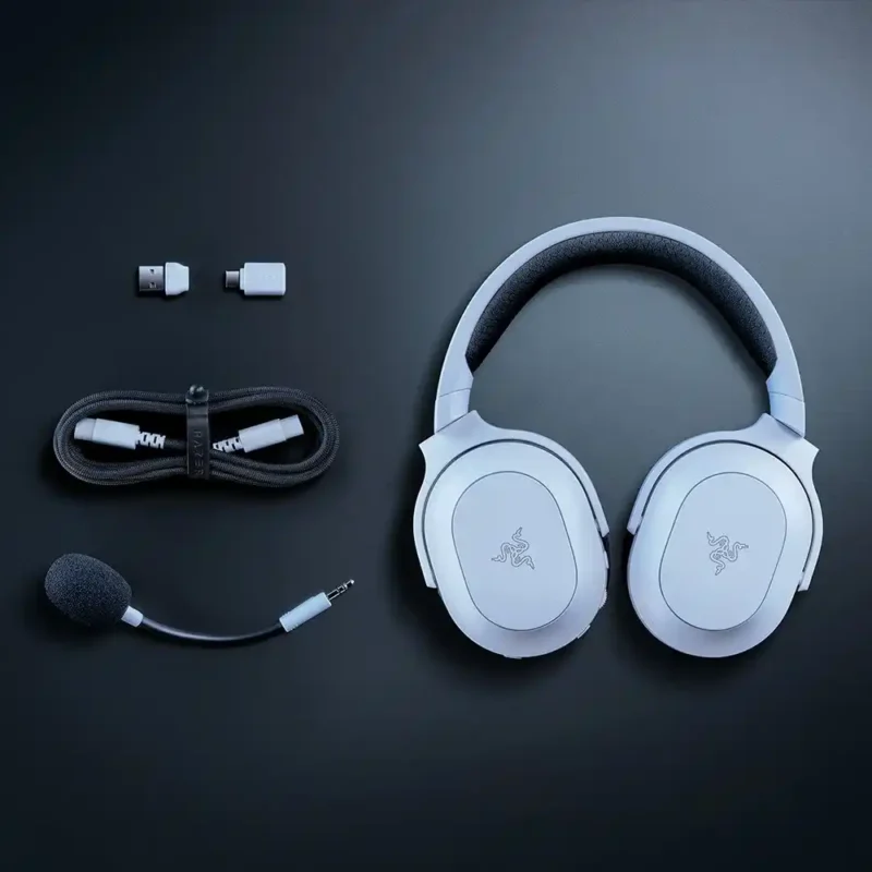 Gaming Bežične slušalice sa mikrofonom RAZER Barracuda X Chroma Multi-Platform White