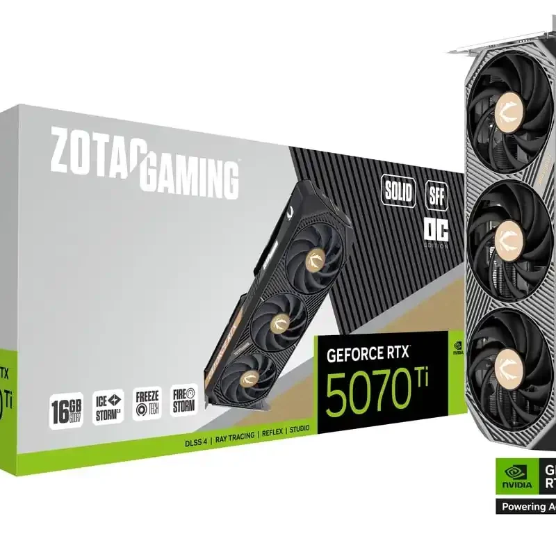 Grafička karta Zotac Gaming Geforce RTX 5070 Ti Solid SFF OC 16GB DDR7 256 bit 3xDP/HDMI