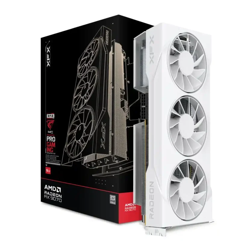 Graficka karta XFX Swift AMD Radeon RX-9070 OC Triple fan White GDDR6 16GB