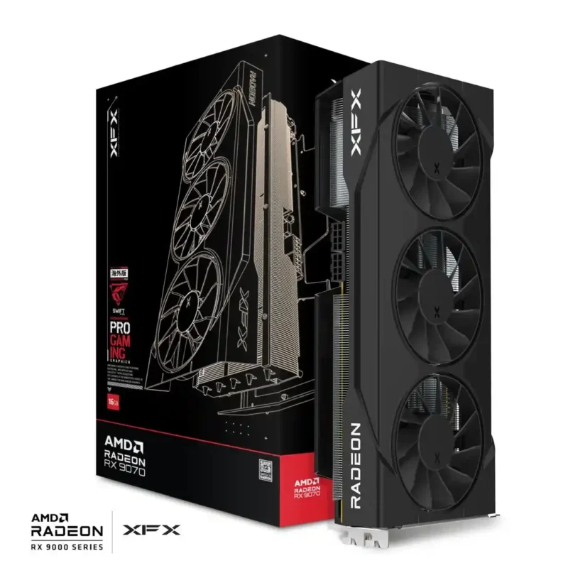 Graficka karta XFX Swift AMD Radeon RX-9070 OC Triple fan Gaming GDDR6 16GB