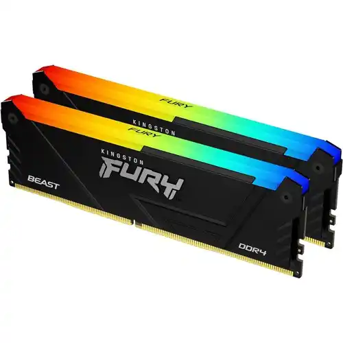 Memorija DDR4 64GB 3600MHz (2x32) Kingston Fury Beast RGB KF436C18BB2AK2/64