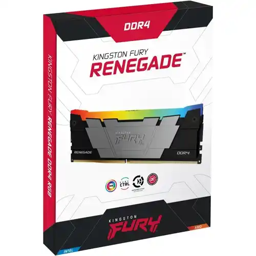 Memorija DDR4 128GB (4x32GB) 3600MHz Kingston Renegade KF436C18RB2AK4/128