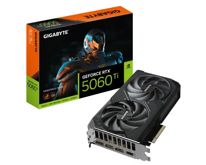 Grafička karta Gigabyte GeForce RTX 5060 TI Windforce OC GV-N506TWF2OC-8GD 8GB GDDR7
