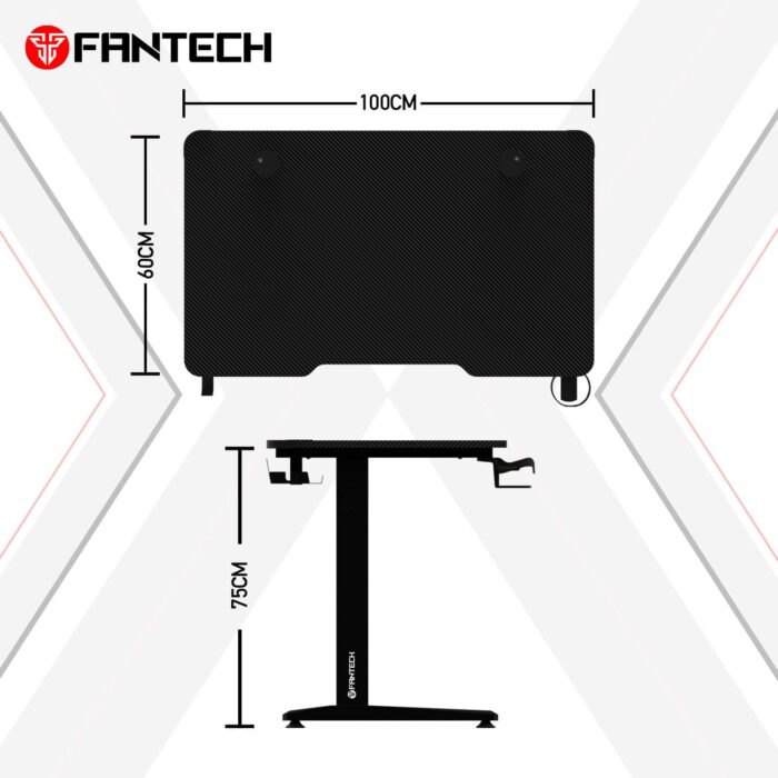 Gejmerski sto Fantech GD210 Tigris crni - Image 4