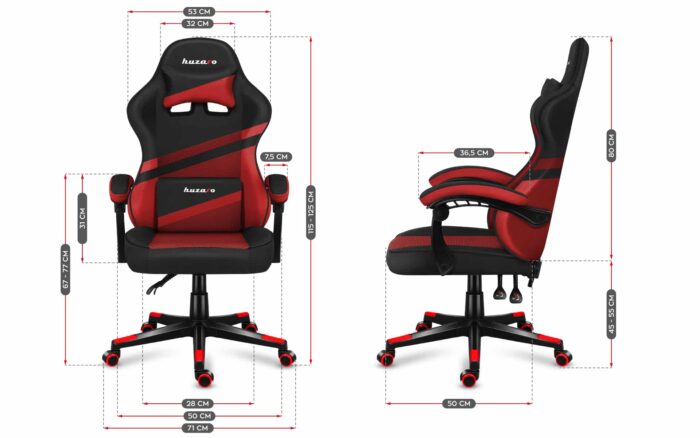 Gaming Stolica Huzaro Force 4.4 Crvena - Image 2