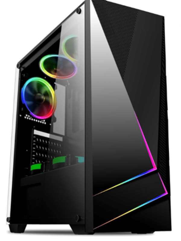 Kuciste 600 Raptor Shadow ATX RGB/USB 3.0/600W/Window
