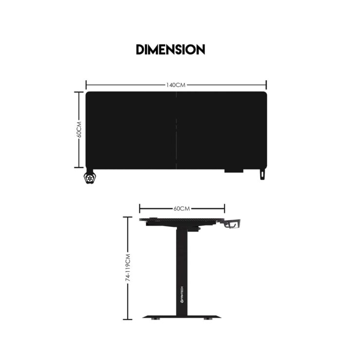 Gejmerski sto FANTECH GD-914 beli - Image 4