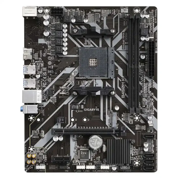 Matična ploča AM4  Gigabyte B450M K HDMI/M.2 - Image 2