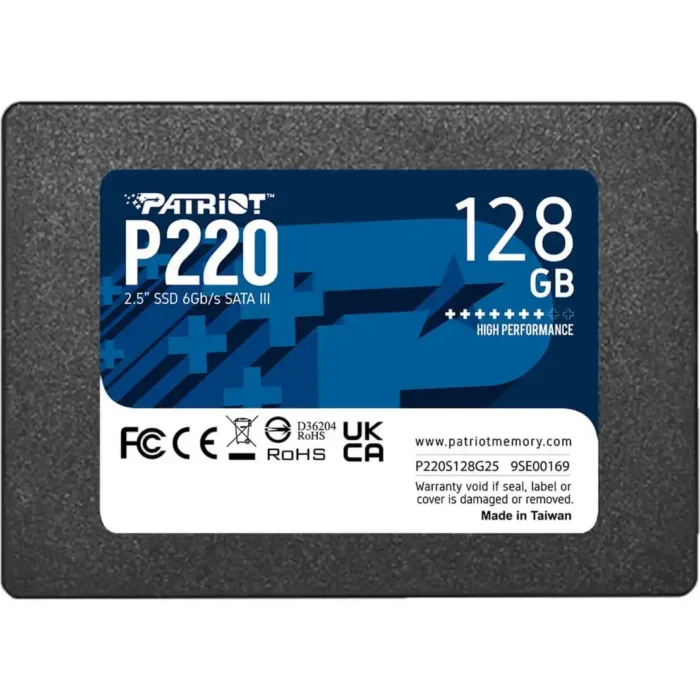 SSD 2.5 SATA3 128GB Patriot P220 550MBs/480MBs P220S128G25 - Image 3